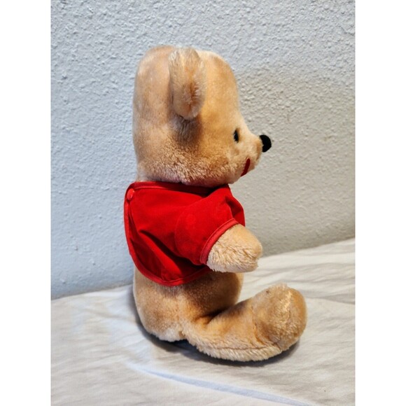 Vintage 1960s Winnie The Pooh 12” Plush w Embroidered Shirt Walt Disney Florida - Picture 6 of 13